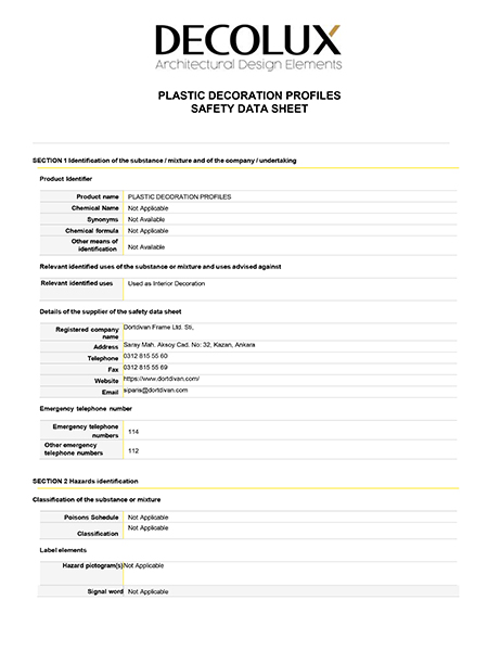 Safety Data Sheet